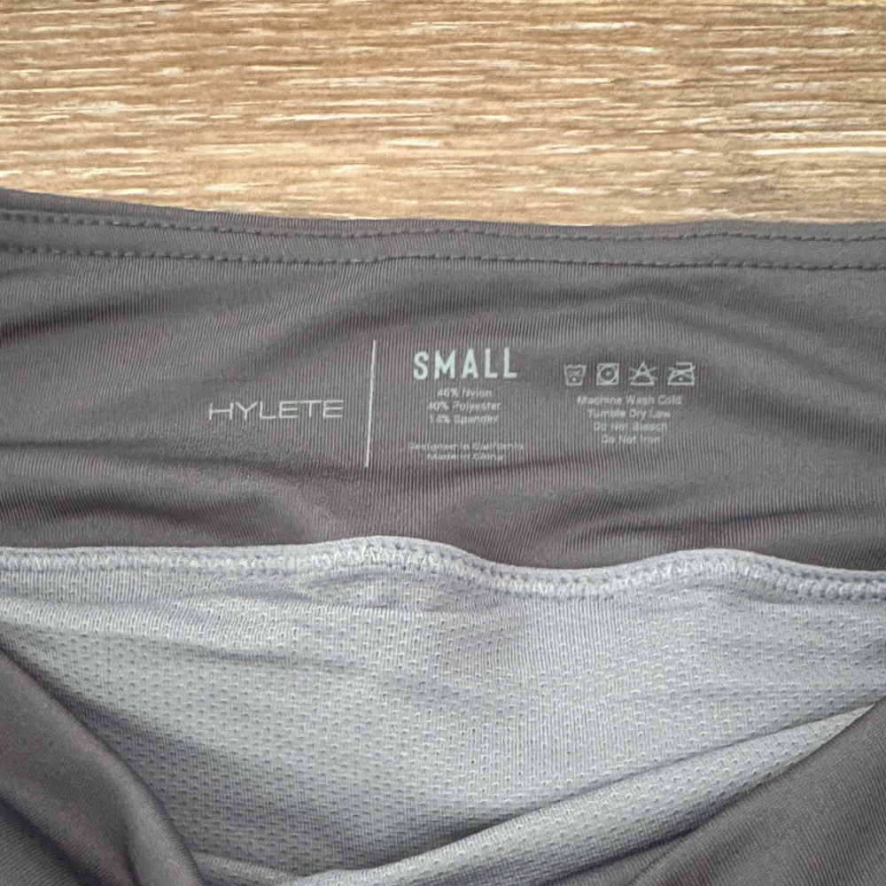 Hylete Women's Iris Lined Shorts in Turquoise - Picture 2 of 4